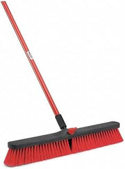 Libman 805 Multi-Surface Push Broom with Recycled Broom Fibers, 24"