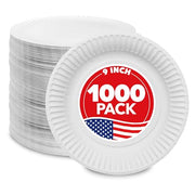 Stock Your Home 1000 Count (Pack of 1) / White / Casual Plates