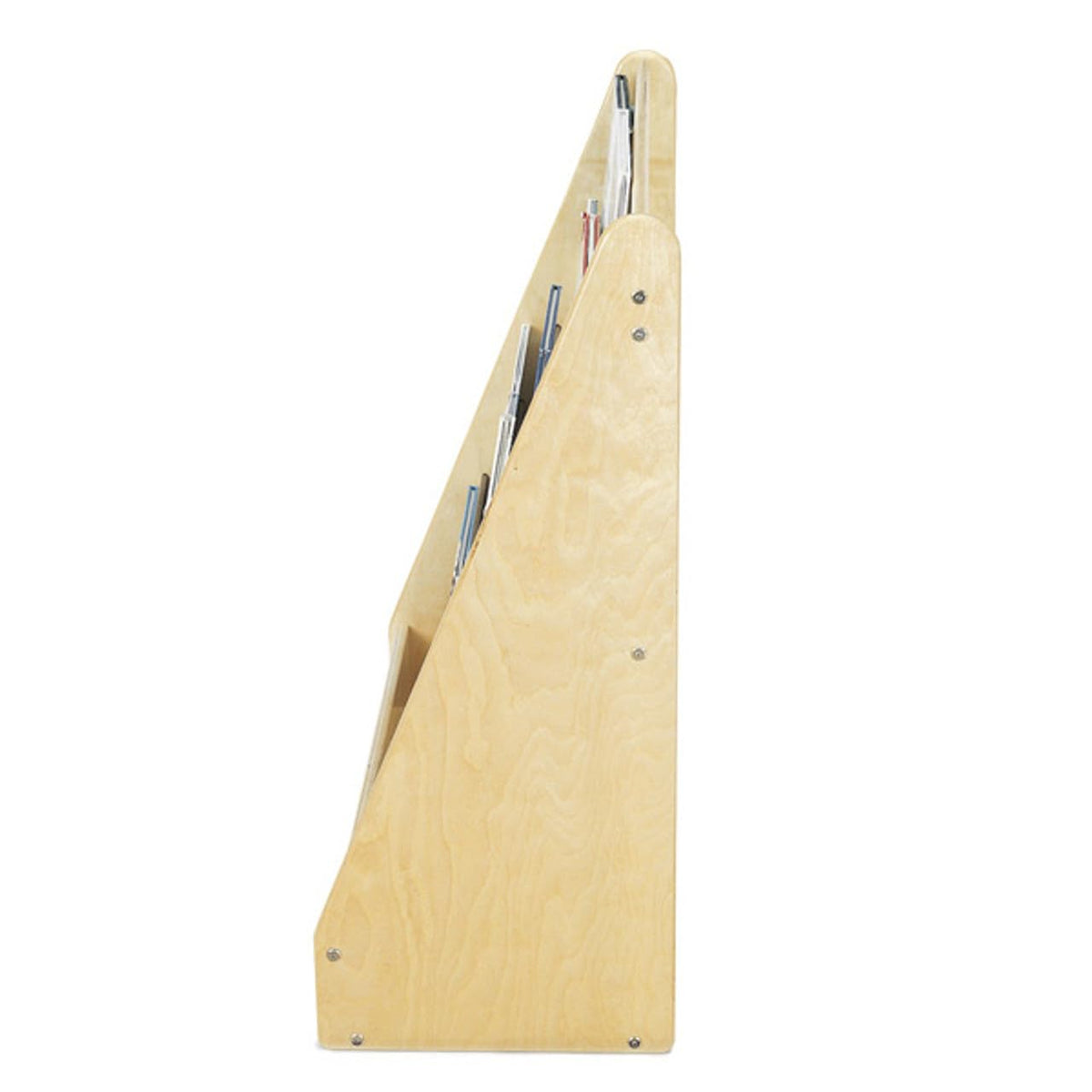 Flush Back Pick-A-Book Stand by Jonti-Craft – 30 W, Wood, Natural Wood, Model 3514JC