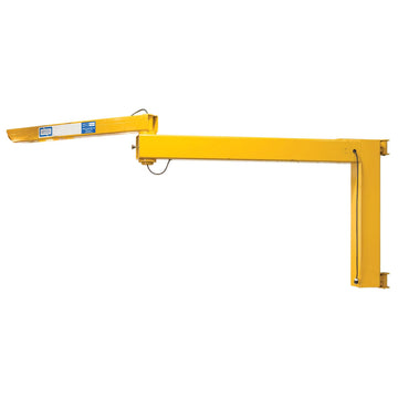 Medium-Duty Wall-Mount Articulating Jib Crane by Contrx – Cat Yellow, Model AR512