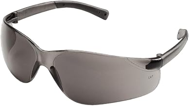 BearKat Safety Glasses, Wraparound, Gray Lens