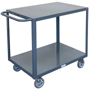 Steel Utility Cart w/2 Shelves by Global Industrial – Alloy Steel, Gray, Model GWC-2S-1830