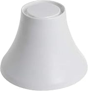HUBERT White Melamine Base - 6 1/2" Dia x 4 7/10" H