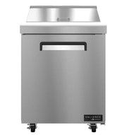 Valiance Commercial Sandwich Prep Refrigerator by HOSHIZAKI – 6.33 cubic feet, 6.33 cubic_feet, stainless steel finish, Model VSR27A-8