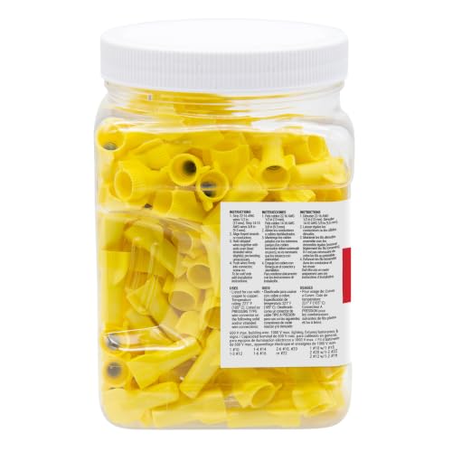 Gardner Bender 100 Count (Pack of 1) / 22 - 10 AWG / Yellow Electrical Wire