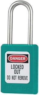 Master Lock Lockout Padlock,KD,Teal,1-7/8"H