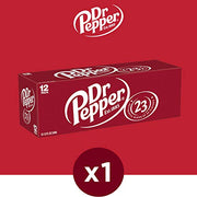 Dr Pepper Regular / 12 Fl Oz (Pack of 24) / 12 Soft Drinks