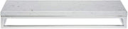 HUBERT Cerve Collection Chrome Display Riser with Marble Top - 3 1/5"H