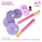 Modern Innovations Barbell / Pink/Purple / 30 inches x 7 inches Categories