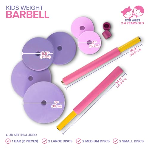 Modern Innovations Barbell / Pink/Purple / 30 inches x 7 inches Categories
