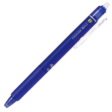 Frixion Ball Knock 05 Ballpoint Pen by PILOT – 1 Count (Pack of 1), Plastic, Blue, Model LFBK-23EFL