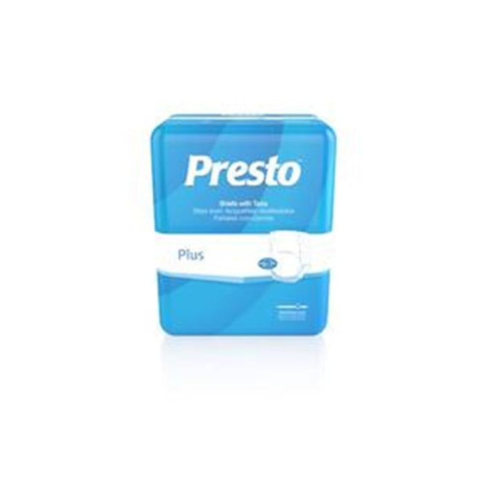 Presto Breathable Brief, Value Plus Absorbency, Large, 45"-58" (Case of 72)