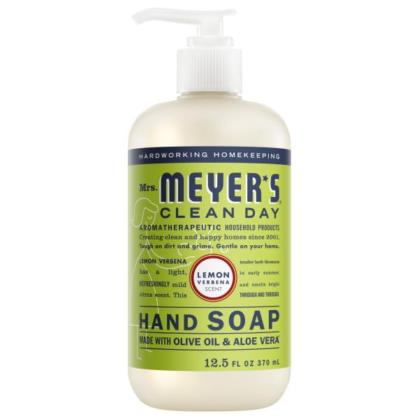CLEAN DAY Liquid Hand Soap Variety Pack (Lemon Verbena) by Mrs. MEYER'S – 58 Fl Oz (Pack of 1)