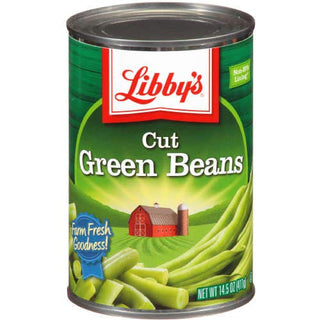 Cut Green Beans 14.5 oz (6 Pack) by Libby's – 14.5 Ounce (Pack of 6)