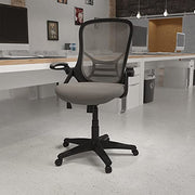 Flash Furniture Light Gray / Set of 1 / Contemporary Home Office Desk Chairs