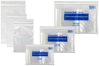 Fantapak Reloc Zippit Reclosable Polyethylene Poly Bag Clear, 6" Length x 4" Width, 2 mil Thickness | 1000/Case
