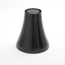 American Metalcraft LFTB67 Melamine Pedestal, Black, 7-1/8"