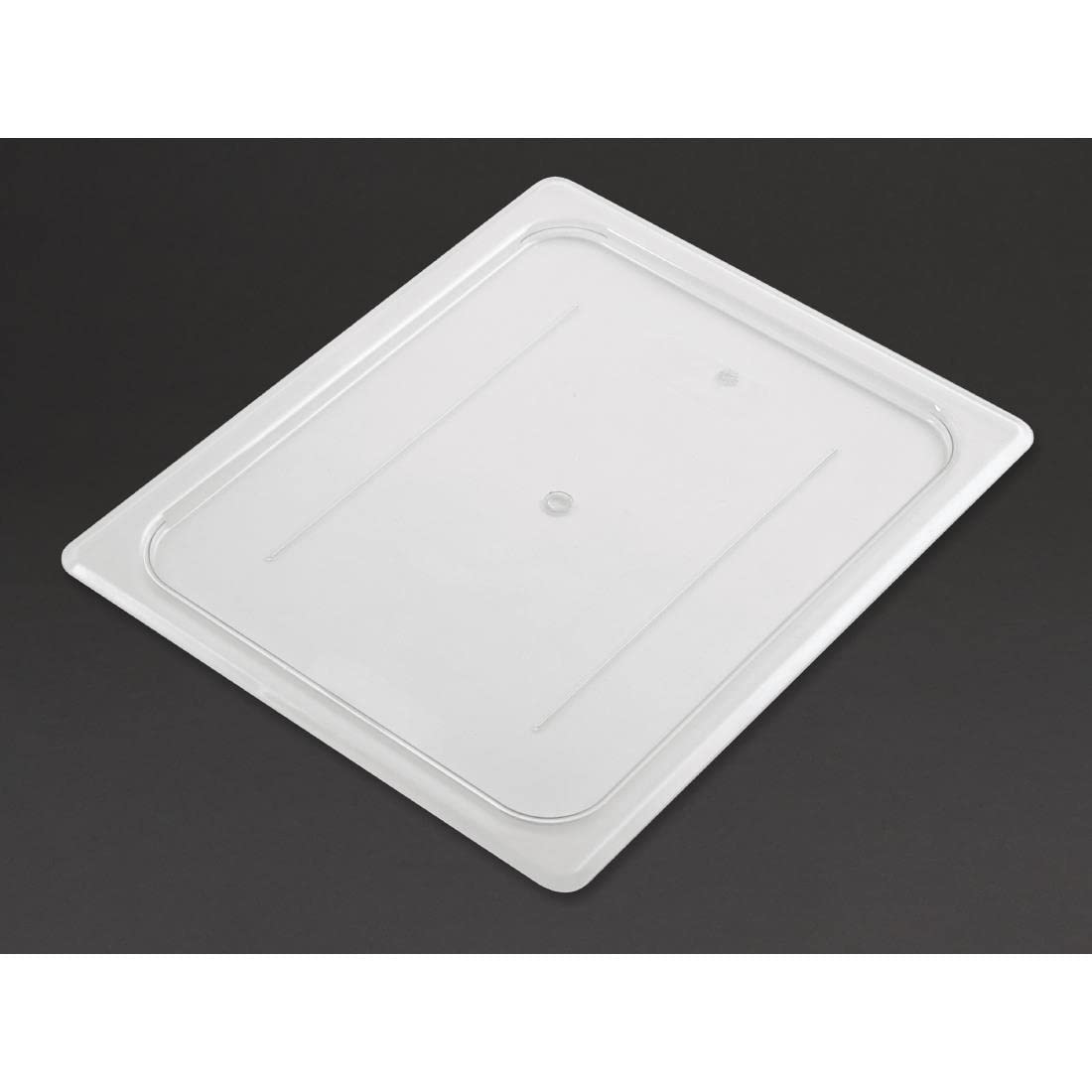 20CWC135 Camwear Food Pan Cover 1/2 size flat clear - Case of by Cambro – 1/2 size, Polycarbonate, transparent, Model DC663