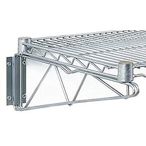 21" Single Arm Shelf Bracket (Pair) by Global Industrial – Chrome, Model AB21C