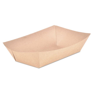 SCT Food Trays, Paperboard, Brown Kraft, 5-Lb Capacity, 500/Carton