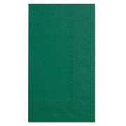 Hoffmaster 180537 Dinner Napkin, Regal Embossed, 2-Ply, 1/8 Fold, 17" Length x 15" Width, Hunter Green (8 Packs of 125)