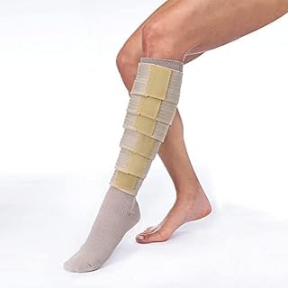 JOBST FarrowWrap Classic Legpiece, Tan with Compression Sock, BSN FarrowMed (Tall-XLarge)
