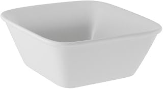 10 Strawberry Street Whittier 5.375"/12 Oz Square Bowl, Set of 6, White