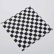 American Metalcraft PPCH1B - 12” x 12” Black Checkerboard Paper