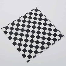 American Metalcraft PPCH1B - 12” x 12” Black Checkerboard Paper