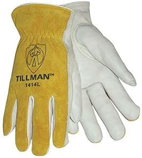 Tillman 1414L Top Grain/Split Cowhide Drivers Gloves - LARGE