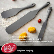 Tablecraft Slotted Spurtle Spatula / 10.3" / Gray Spatulas