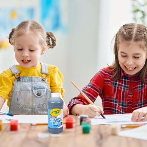Crayola Black / 1 / 15.99 Fl Oz (Pack of 1) Tempera & Poster Paint