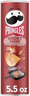 Pringles Potato Chips - 4 cans (Smoky Bacon 5.5oz)