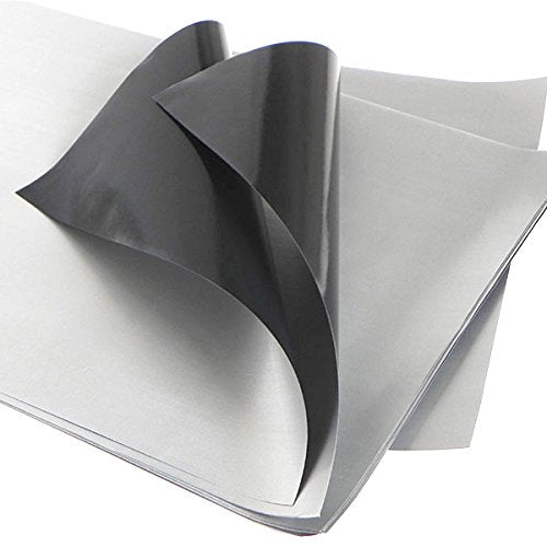 PTFE Release Sheets for Keating Top Side Grill - 20" x 24" (10 Sheets) by Essentialware – 20" x 24", PTFE, Silver/Black, Pack of 9, Model SBK2024