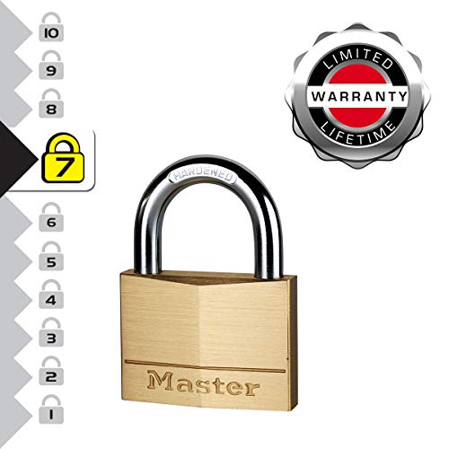Master Lock 70mm 6-Pin / Brass / Cylinder Keyed Padlocks