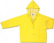 MCR Safety 800JHXL Concord Neoprene/Nylon Flame Resistant Jacket with Attached Hood, Yellow, X-Large