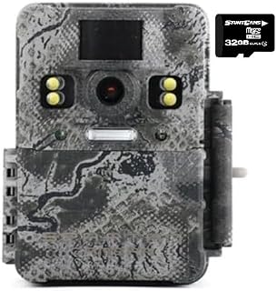Spartan Lumen 1080P HD 24MP Dual Flash LED Wide Angle Non Cellular Trail Camera with 32GB Micro SD Card SR5-CX