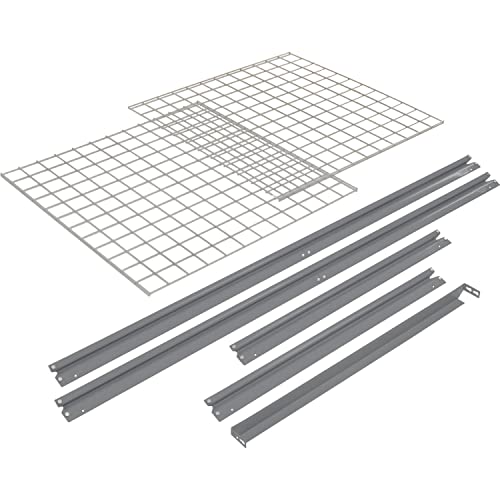 Additional Level For 72"W x 36"D High Capacity Rack Wire Deck by Global Industrial – Wire Deck, Gray, Model 581101GY