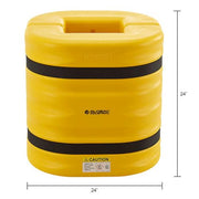 Column Protector by Global Industrial – HDPE, Yellow, Model 670829