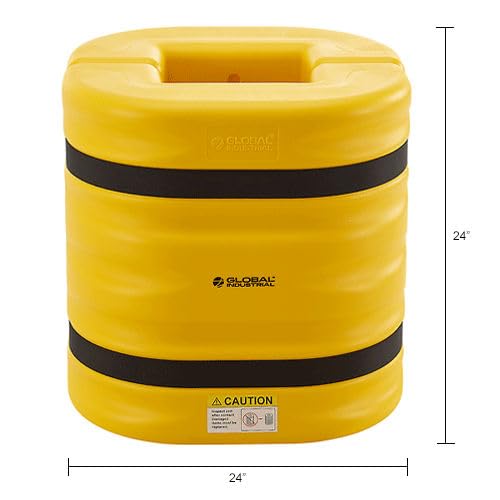 Column Protector by Global Industrial – HDPE, Yellow, Model 670829