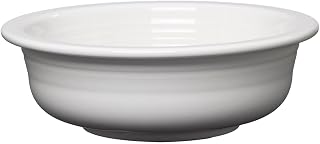 Homer Laughlin 471100 Fiesta White 40 oz Serving Bowl - 4 / CS