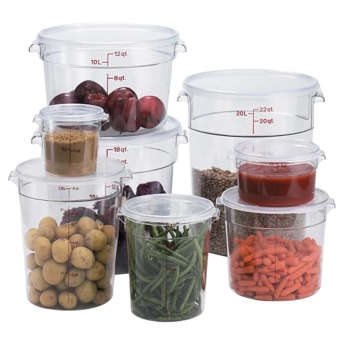 Cambro 8 Quart / Clear / 7.6 liters Containers
