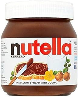Nutella Hazelnut Chocolate Spread, 400g/14.1oz., (2 pack) (Imported from Canada)