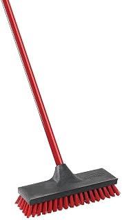 Libman 10.5 in. W Steel Long Handle Scrub Brush