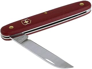 Victorinox Pocket tool, garden, flower knife, red, 2 functions, blade, straight, ring, Swiss made