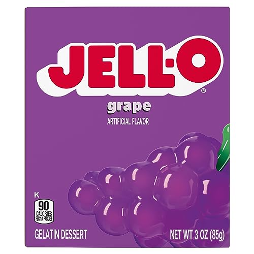 Jell-O Grape / 3 Ounce (Pack of 4) / 1 Gelatin