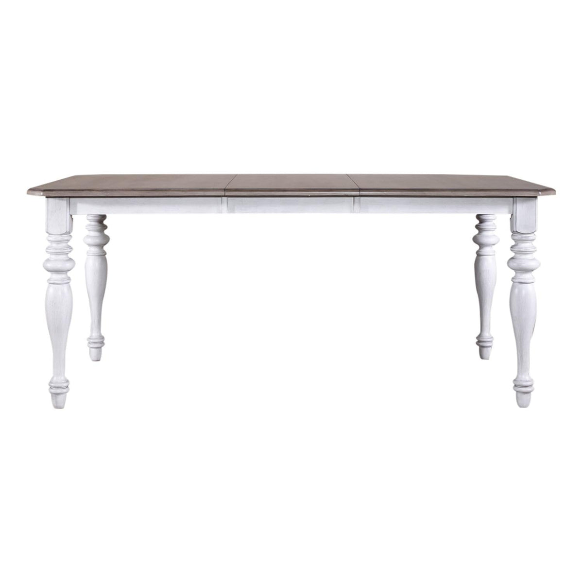 Liberty Furniture Ocean Isle 7 Piece Rectangular Table Dining Room Set Traditional - 6 X Back Side Chairs - Antique White & Weathered Pine by LIBERTY FURNITURE INDUSTRIES, INC. –