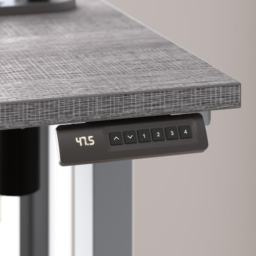 Bestar Bark Grey / 60W x 30D / Modern Monitor Stands