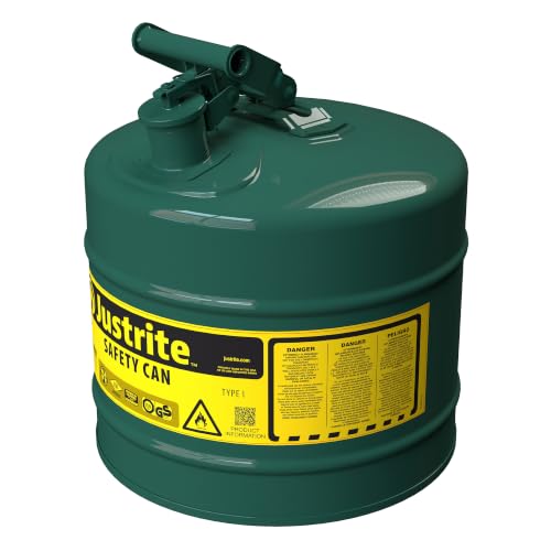 Justrite Green / 5 Gallon / Type I Cans