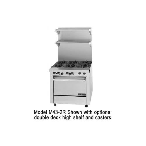 Master Series Heavy Duty 34" Gas Range with (2) by Garland – Stainless Steel, Model M43-2R